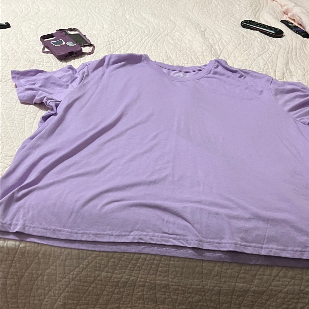 Athletic Works Purple T-Shirt
